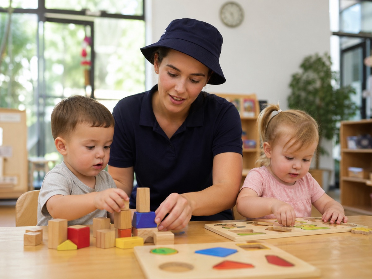 Parent and young child reading and learning together at home