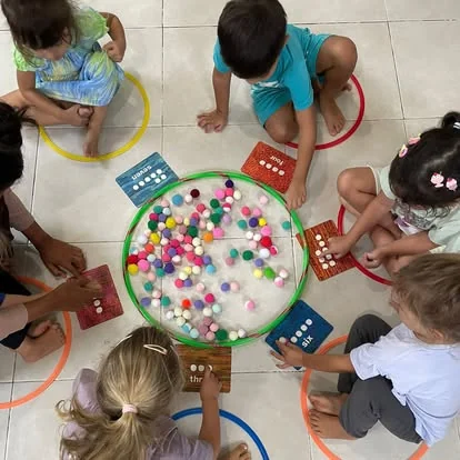 Children learning through play and exploration at Shining Stars